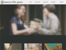 Tablet Screenshot of marysvillegrace.org